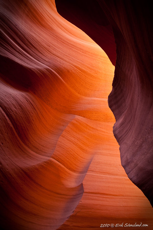 sandstone, glow, canyon, walls, sehnsucht photo